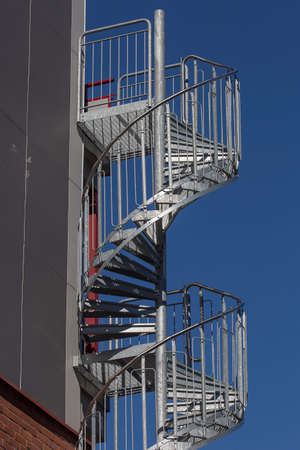 Fire Escape on building side.の写真素材