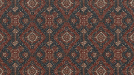 Texture material background Persian Rug Carpet 3 Seamless texture of traditional Thai style pattern...