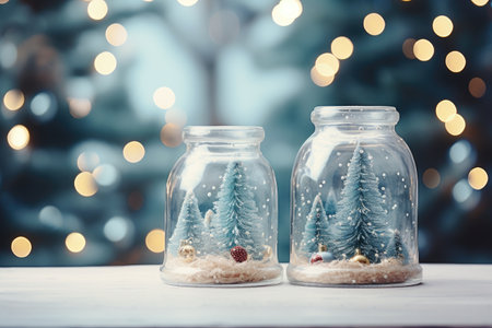 beautiful Christmas gifts, Christmas background, New Year's holiday background. Generative AIの素材