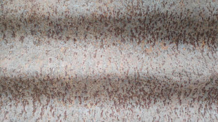 The pattern of rust stains on the surface of the zinc plate.の写真素材