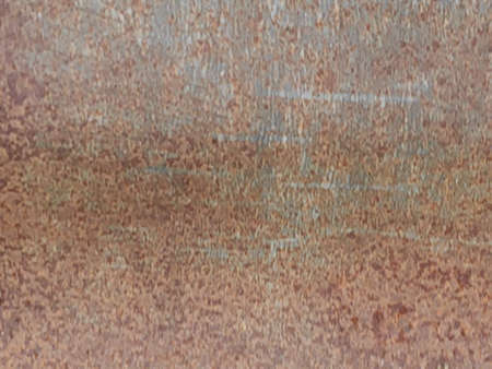 The pattern of rust stains on the surface of the zinc plate.の写真素材