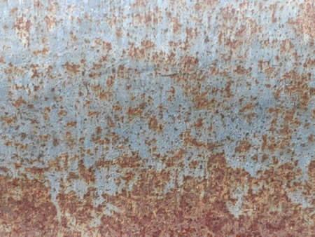 The pattern of rust stains on the surface of the zinc plate.の写真素材