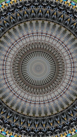 Wallpaper Background Abstract Pattern Effect Circle Color Tone.の写真素材