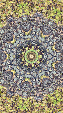 Wallpaper Background Abstract Pattern Effect Circle Color Tone.の写真素材