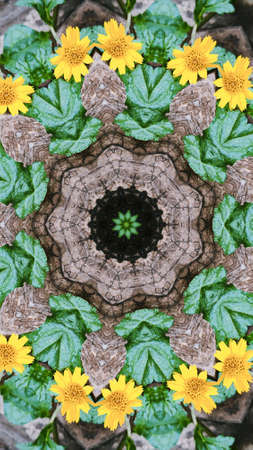 Wallpaper Background Abstract Pattern Effect Circle Color Tone.の写真素材