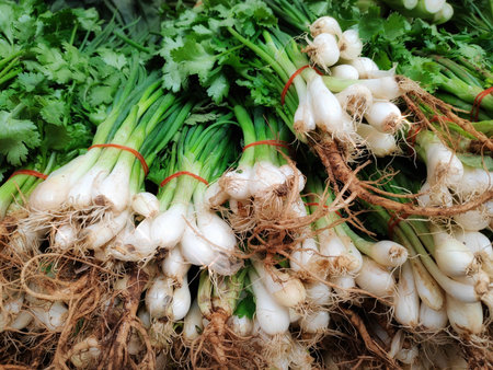 Vegetable stall in Bangkok, Thailand.
