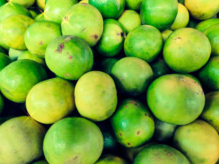 Vegetable stall in Bangkok, Thailand.の写真素材