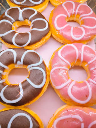 Donuts are the perfect menu for your holiday party.の写真素材