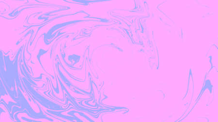 The marble texture is pink and blue liquid.の写真素材