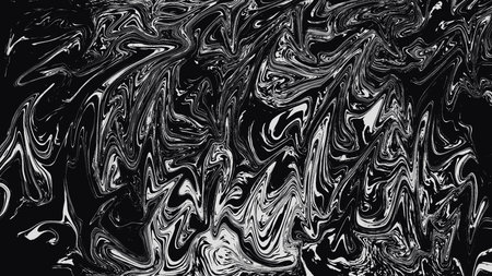 The marble texture is white and black liquid.