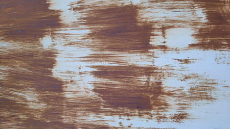 White iron metal texture paint  old rust stains.の写真素材