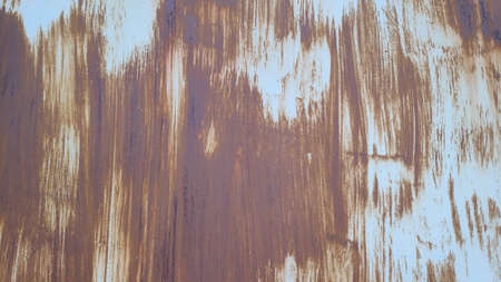 White iron metal texture paint  old rust stains.の写真素材