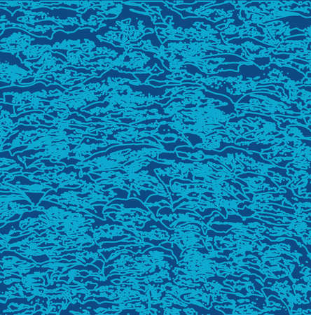 Stock Photo - Wave patterns on blue cement wall background for wallpaper or textile or background.の写真素材