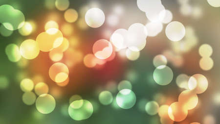 Blurred ornamental plant background and abstract circle bokeh.の写真素材