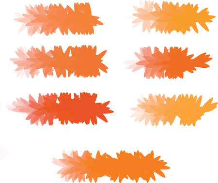 Stock Photo - Colorful watercolor brush stroke collection  backgrounds.のイラスト素材