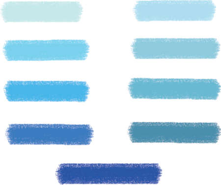 Stock Photo - Colorful watercolor brush stroke collection  backgrounds.のイラスト素材
