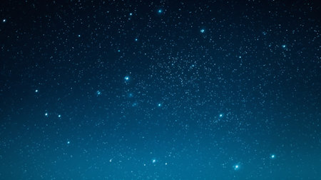 Night sky with stars and constellations. Starry sky background.の素材