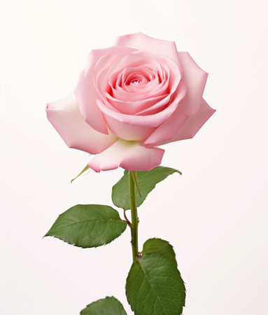 Pink rose isolated on white background with copy space for your text.Rose Day Gift Ideas Concept.
Love And Valentine Day Concept.の素材