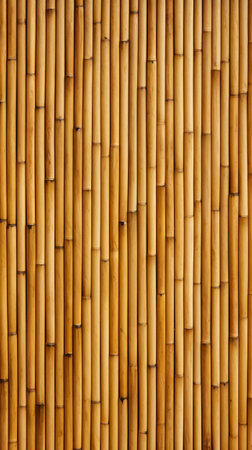 Bamboo wall texture background.Abstract background of bamboo wall.の素材