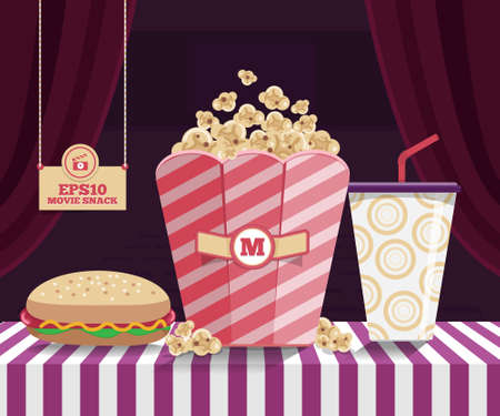 Snack Movieのイラスト素材