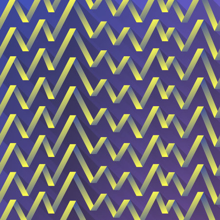 Vector Background zigzag shape for retro styleのイラスト素材
