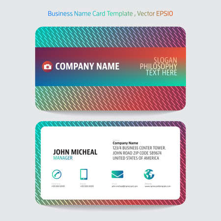 Name card abstract background. Vector illustration.のイラスト素材