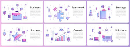 banner set digital marketingのイラスト素材