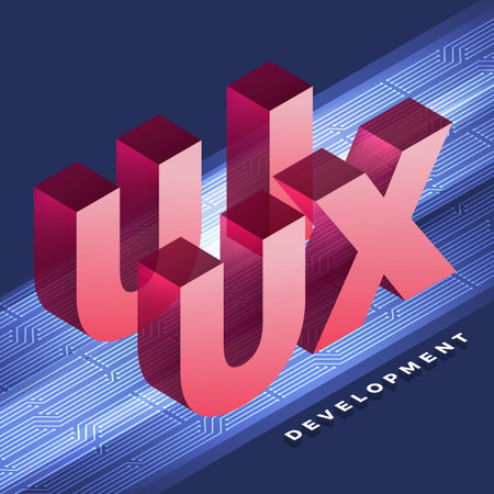 Business concept teamwork of peoples working UI / UX Development. Vector illustrations.