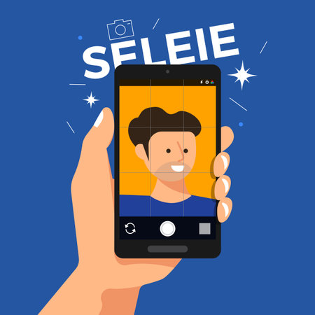 Illustration concept hand hold smartphone. Vector illustrate.のイラスト素材