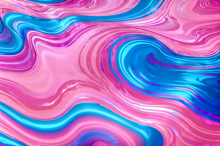 Abstract background fluid waving, holographic color, glossy and glowing, Iridescent Texture.  - Generative AIの素材