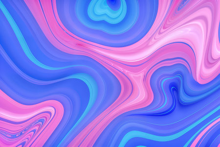 Abstract background fluid waving, holographic color, glossy and glowing, Iridescent Texture.  - Generative AIの素材