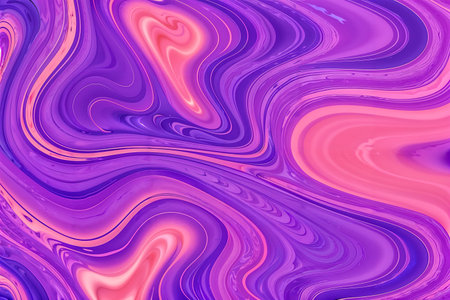 Abstract background fluid waving, holographic color, glossy and glowing, Iridescent Texture.  - Generative AIの素材