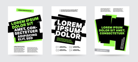 Vector template layout design. graphic design concept highlighter marker for poster, banner, event, printed or any business related.のイラスト素材