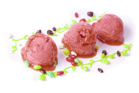 Strawberry iceの写真素材