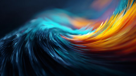 Dynamic Abstract Gradient Flow with Vivid Colors for Modern Backgroundsの素材