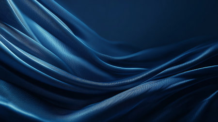 Luxurious Azure Fabric Waves: A Serene and Captivating Visual Experienceの素材