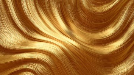 Luxurious Gold Texture Background with Flowing Lines and Shimmering Effectの素材
