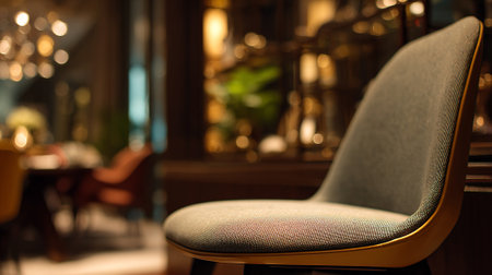Stylish contemporary restaurant chair offering elegance and comfort for dining experience.の素材