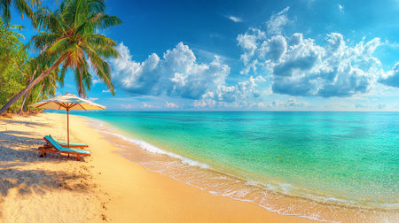 Beautiful beach at Seychelles, Praslin islandの素材