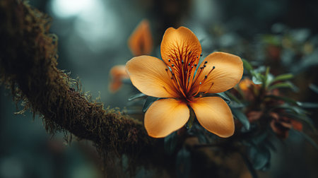 Serene Peach Blossom: Detailed Beauty in Natural Environmentの素材