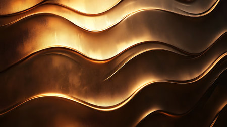 golden metallic background, 3d render, computer digital image.の素材