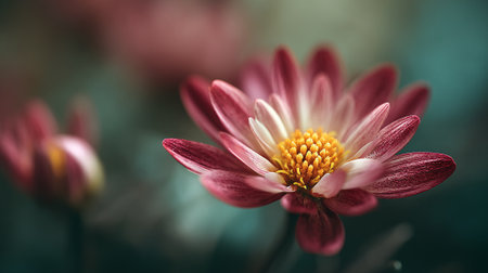 Dreamy Softness: Delicate Pink and White Flower in Bloomの素材
