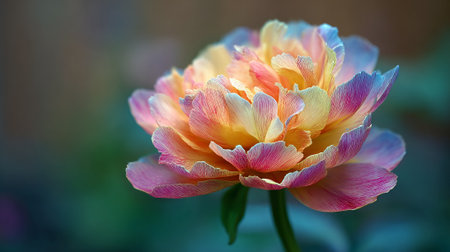 Pastel Peony Perfection: A Beautiful and Delicate Flower Portraitの素材