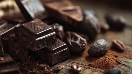 Indulge in Dark Chocolate Bliss: A Rich, Decadent Treat Awaits Youの素材