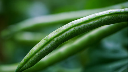 Abstract Detail of Lush Greenery, A Botanical Organic Compositionの素材