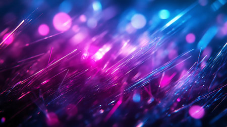 abstract background with bokeh defocused lights and sparklesの素材