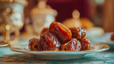 Dates on Elegant Plate: A Taste of Middle Eastern Culture and Traditionsの素材