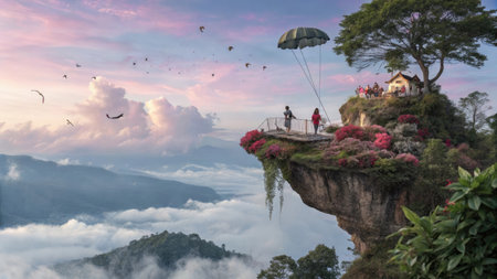 Phu Kradueng National Park, Loei Thailandの素材