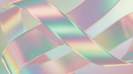 closeup of photo, beautiful color patterns on fabric surface, computer generated imagesの素材