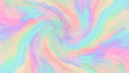 Abstract background with color blots, transitions and bends. Digital illustration.の素材